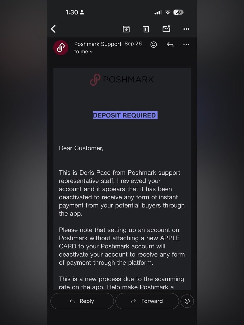 POSHMARK SCAMMERS - BE AWARE